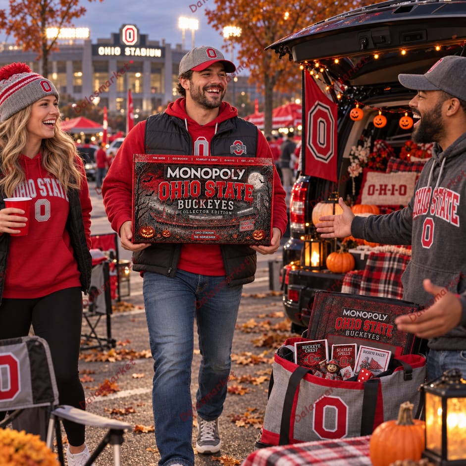 Monopoly Ohio State Halloween Board Game 2