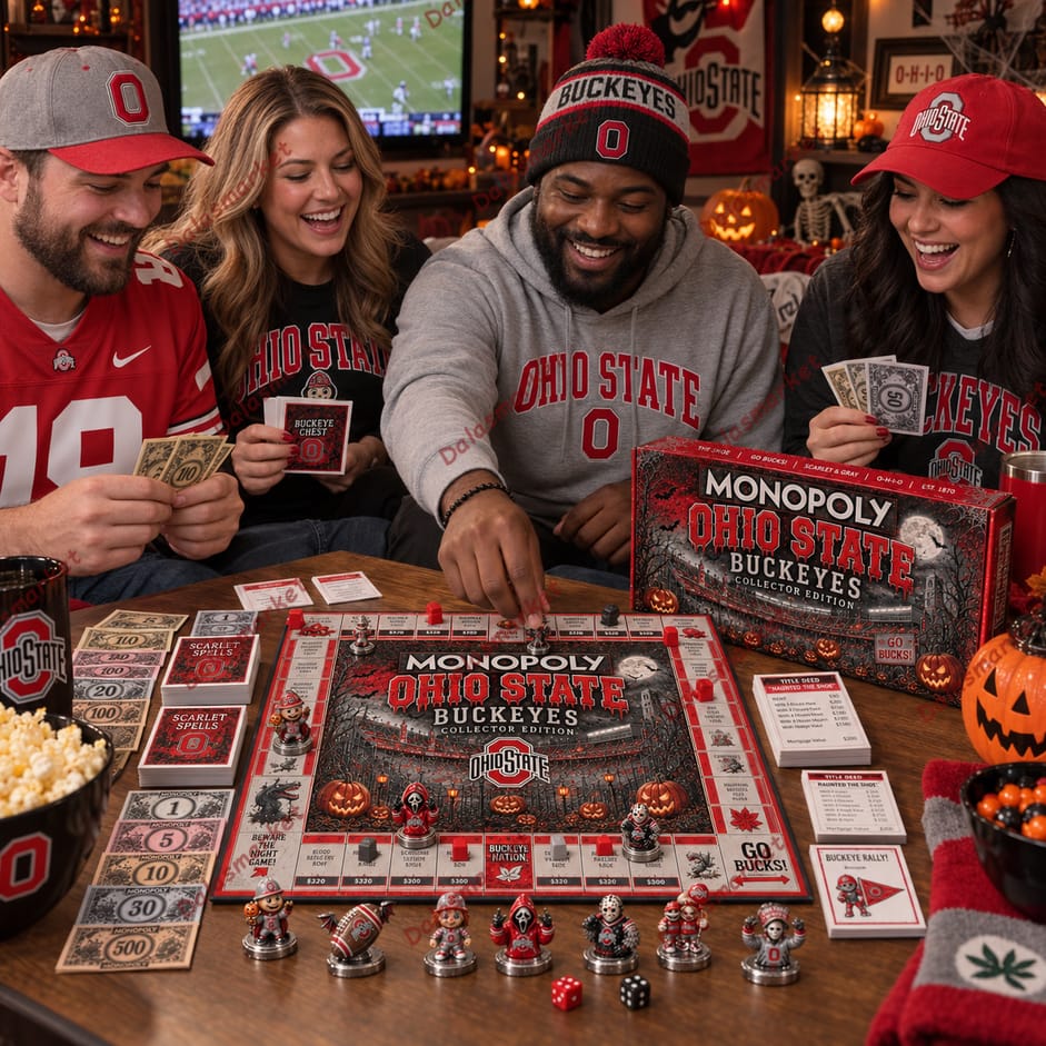 Monopoly Ohio State Halloween Board Game