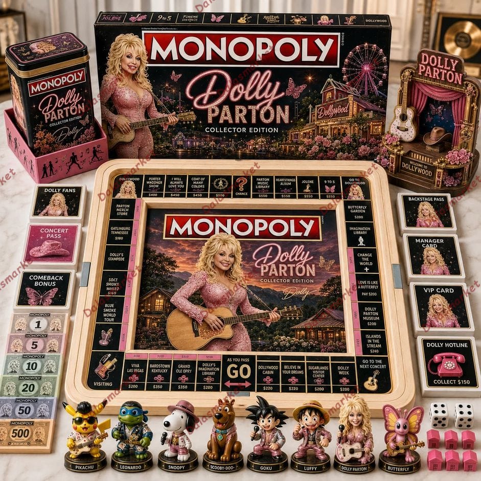 Monopoly Parton Country Music Board Game