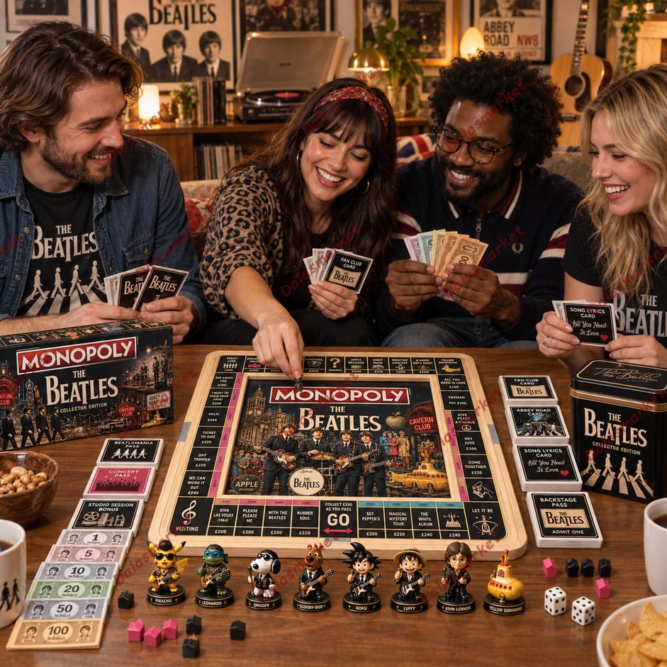 Monopoly The Beatles Collector Edition Board Game 2