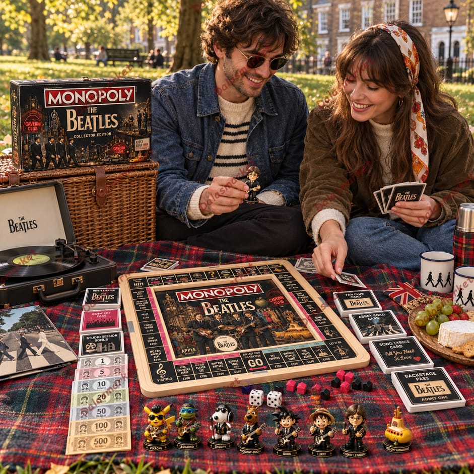 Monopoly The Beatles Collector Edition Board Game