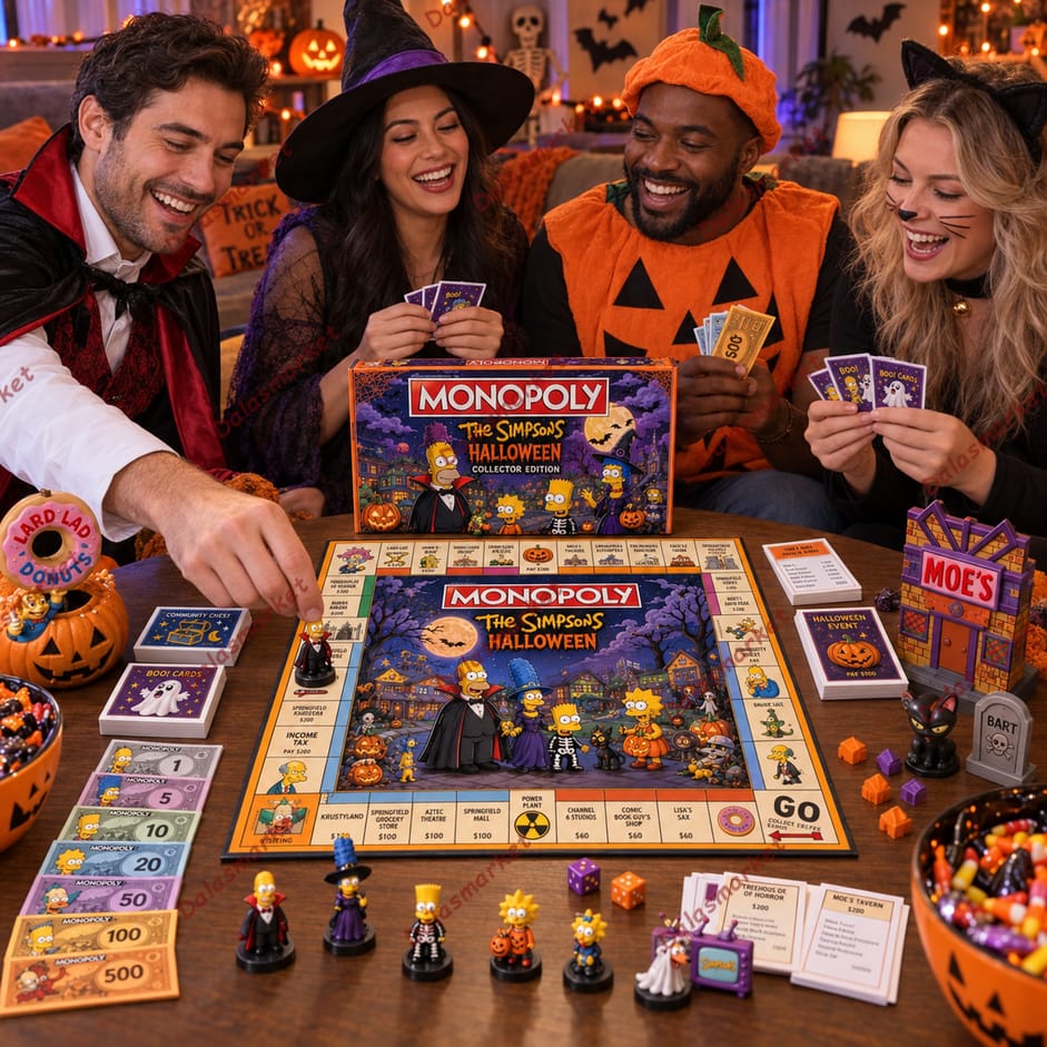 Monopoly The Simpsons Halloween Board Game