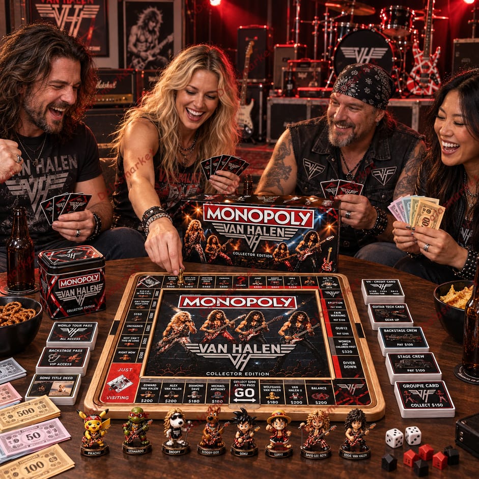 Monopoly Van Halen Collector Edition Board Game 2