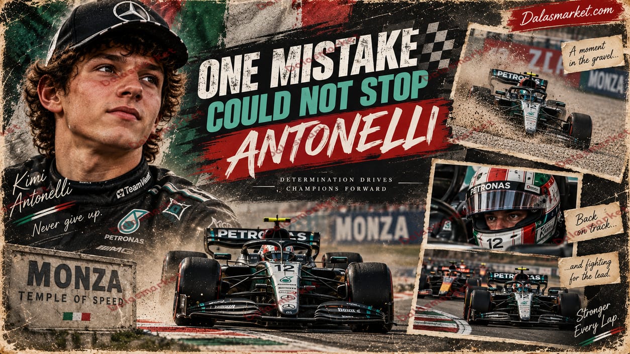 One Mistake Could Not Stop Antonelli