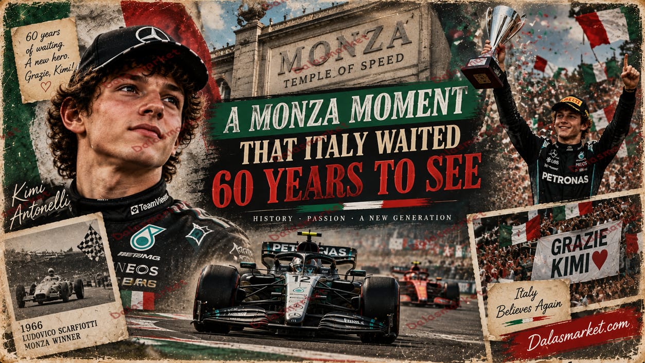 A Monza Moment That Italy Waited 60 Years to See