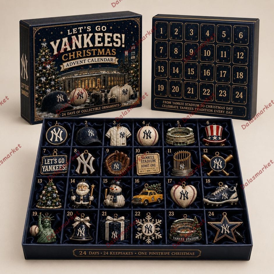 New York Yankees Baseball Christmas 2026 Advent Calendar