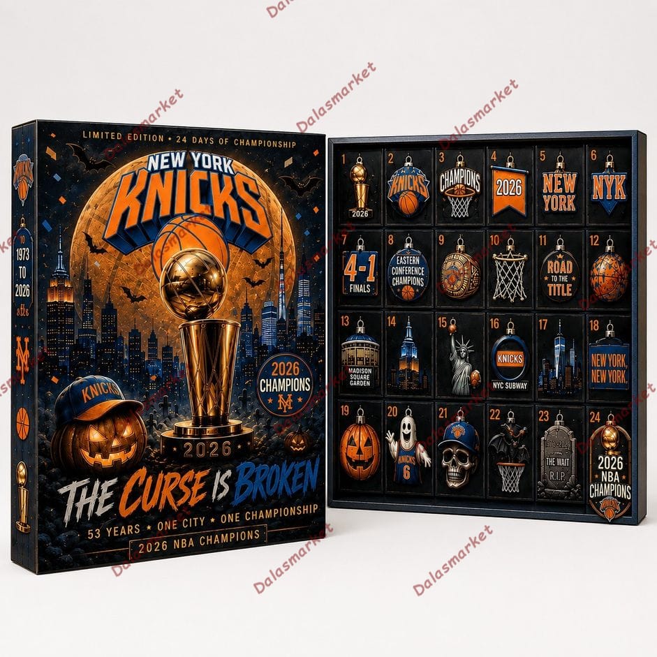 New York's Knicks The Curse Is Broken Christmas 2026 Advent Calendar
