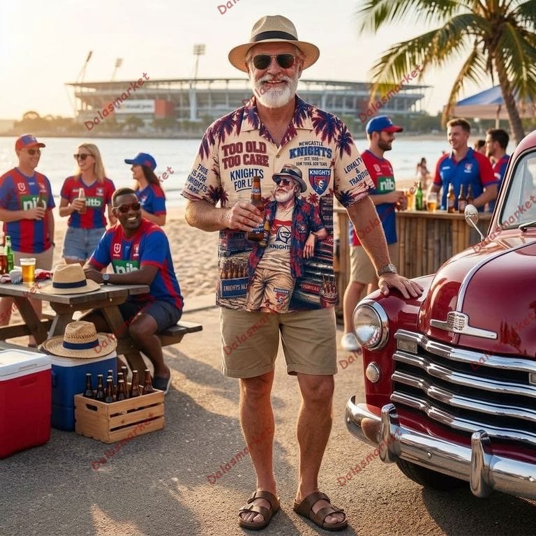 Newcastle Knights x Jimmy Buffett Hawaiian Shirt 2