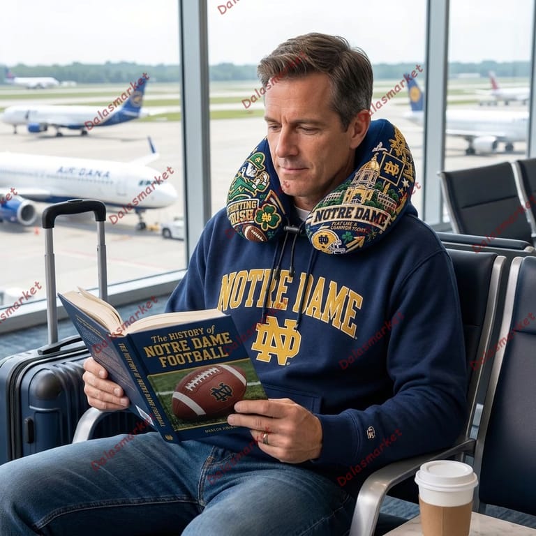 Notre Dame Fighting Irish Football Heritage Pillow 2