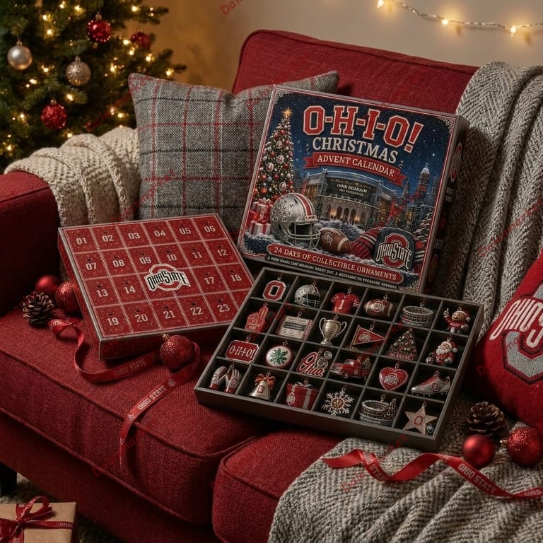 Ohio State Buckeyes Christmas 2026 Advent Calendar
