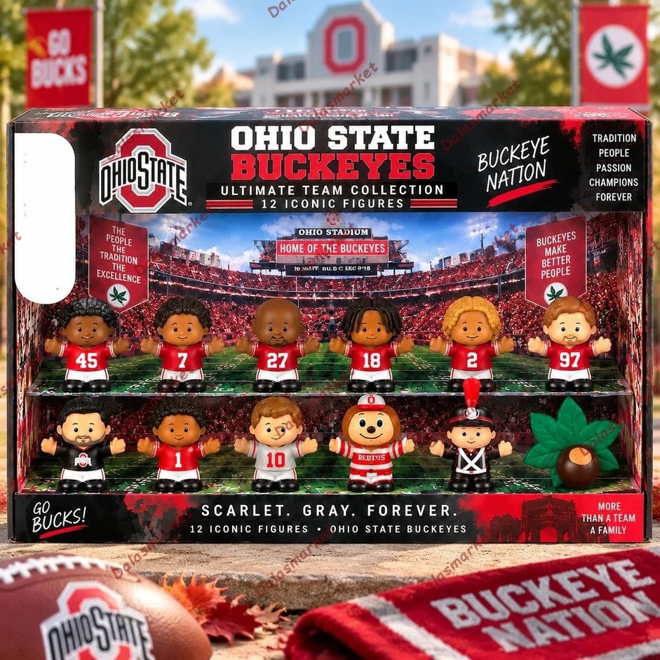 Ohio State Buckeyes Football Custom Little People Collector Set 2