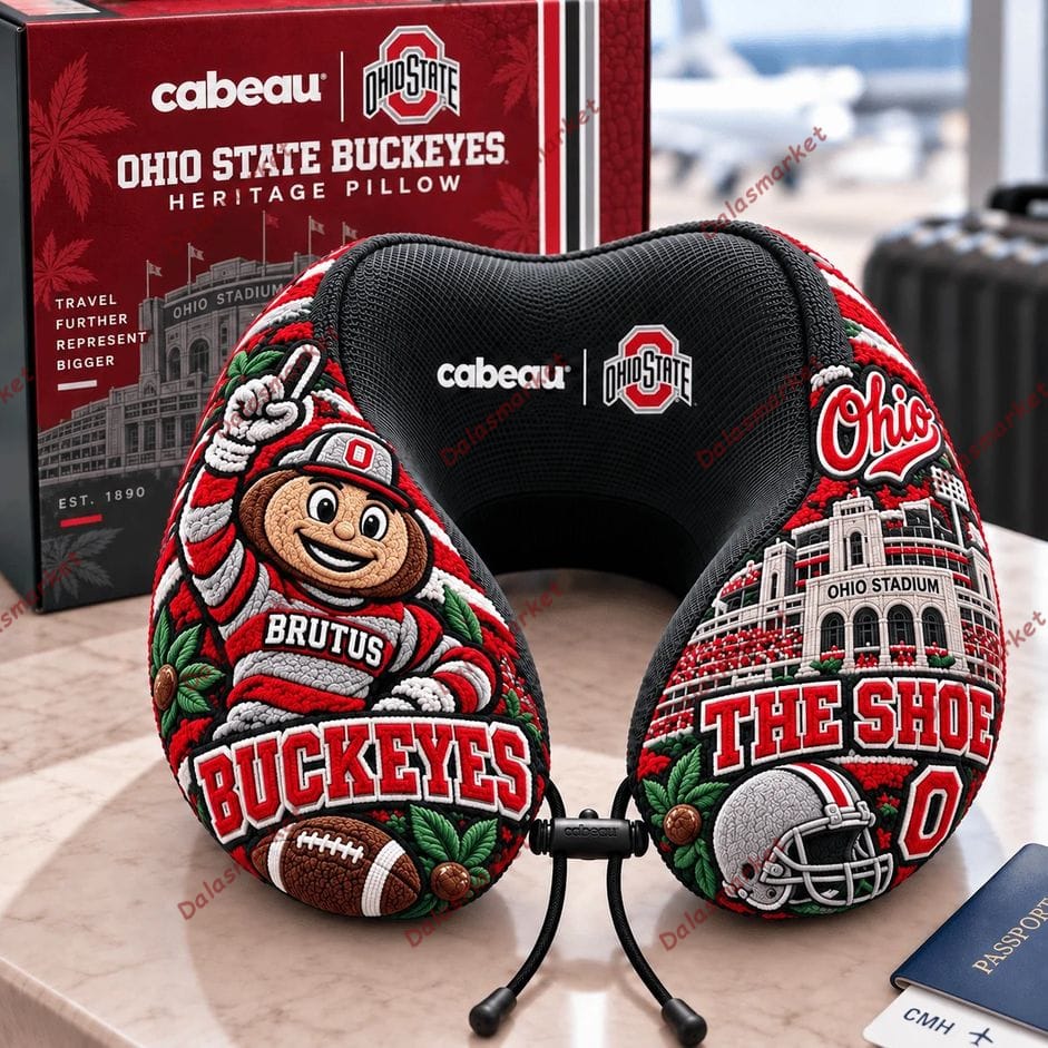 Ohio State Buckeyes Football Heritage Pillow 4