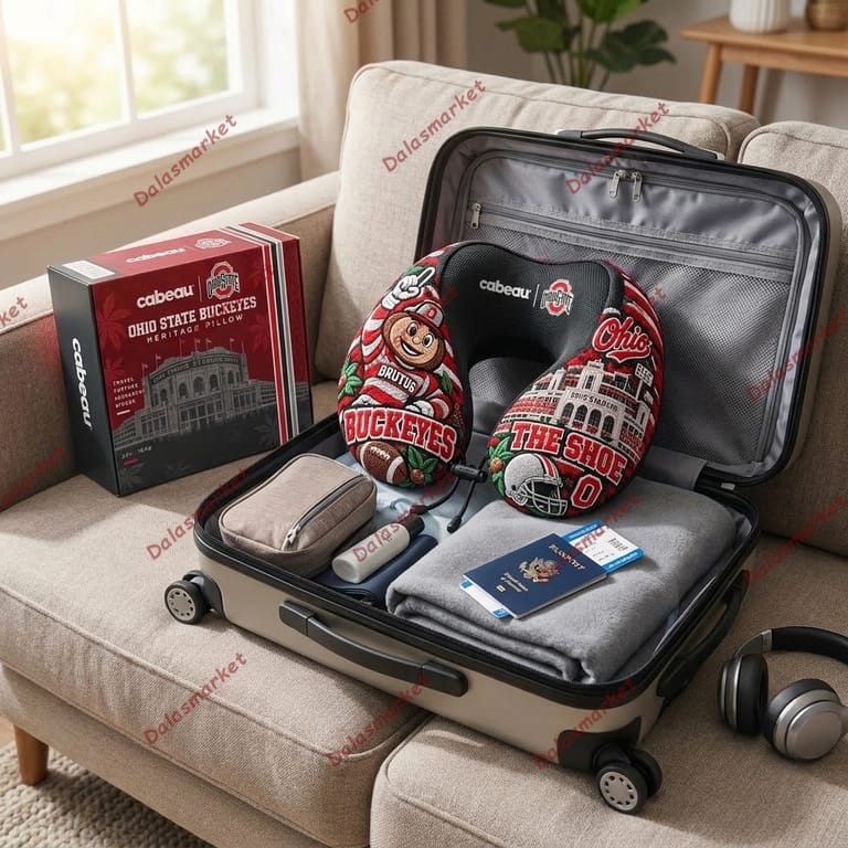 Ohio State Buckeyes Football Heritage Pillow