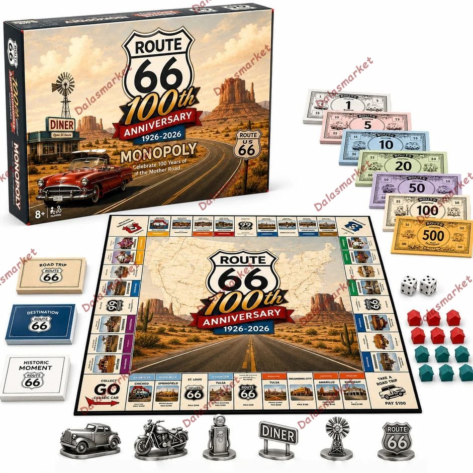 Route 66 Centennial Road Trip Commemorative Board Game