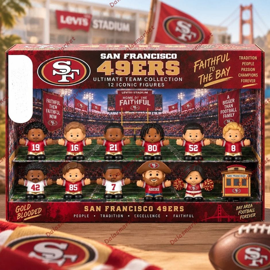 San Francisco 49ers Football Custom Little People Collector Set