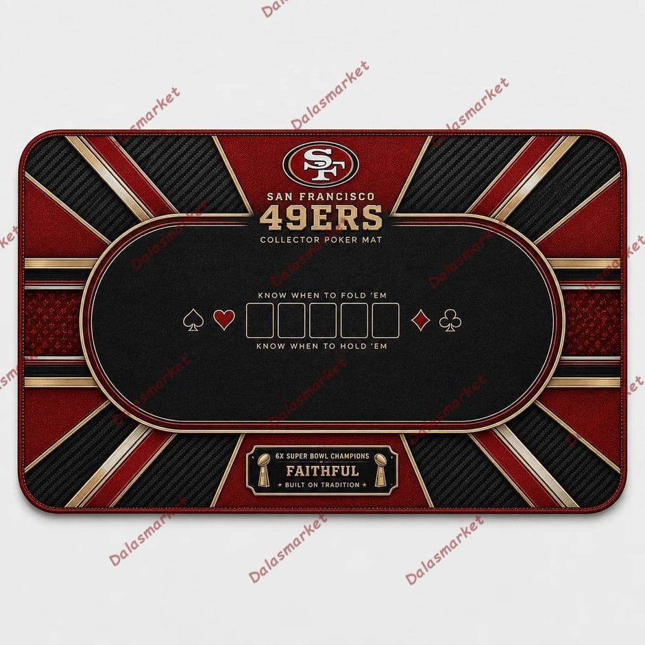 San Francisco 49ers Football Poker Set Collector Edition 2