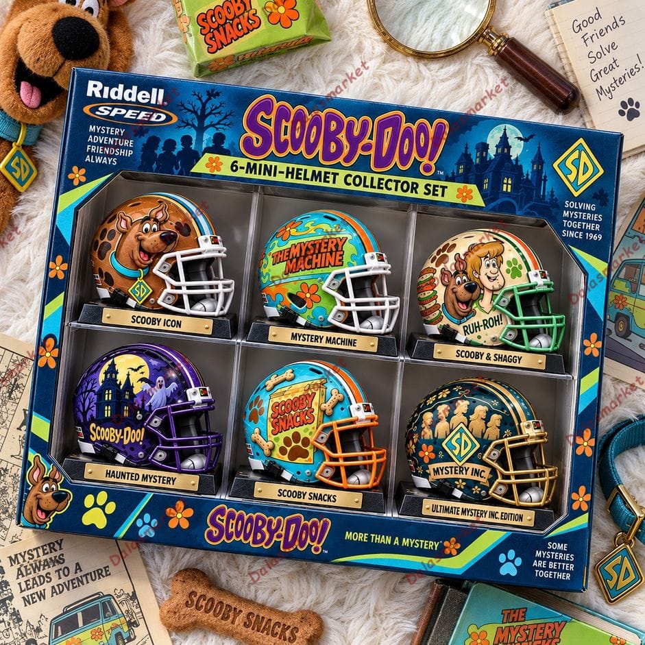 Scooby-Doo Collectible Custom Mini Helmet Set 2