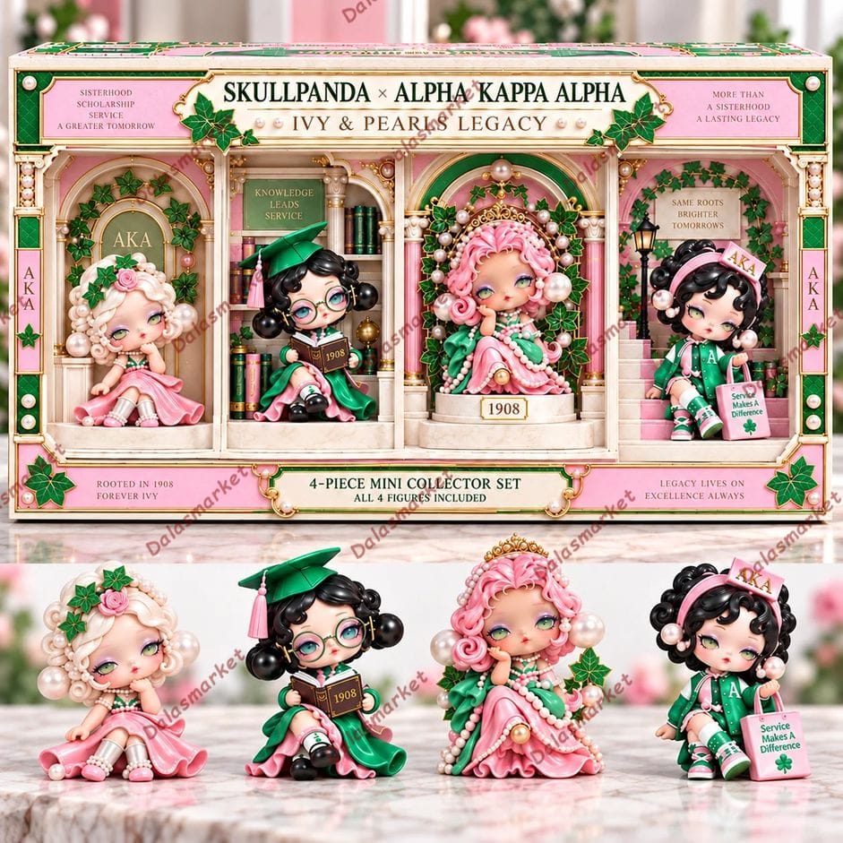 Skullpanda x AKA Mini Collectible Character Set