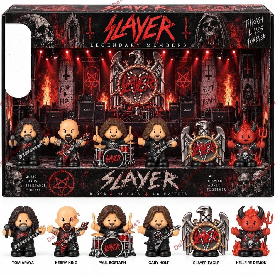 Slayer Band Legends Members Custom Little People Collector Set