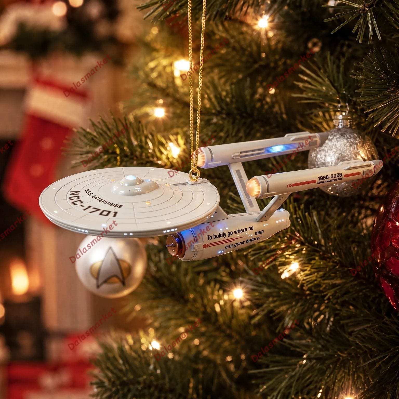 Star Trek 60th Anniversary Christmas 2026 Ornament