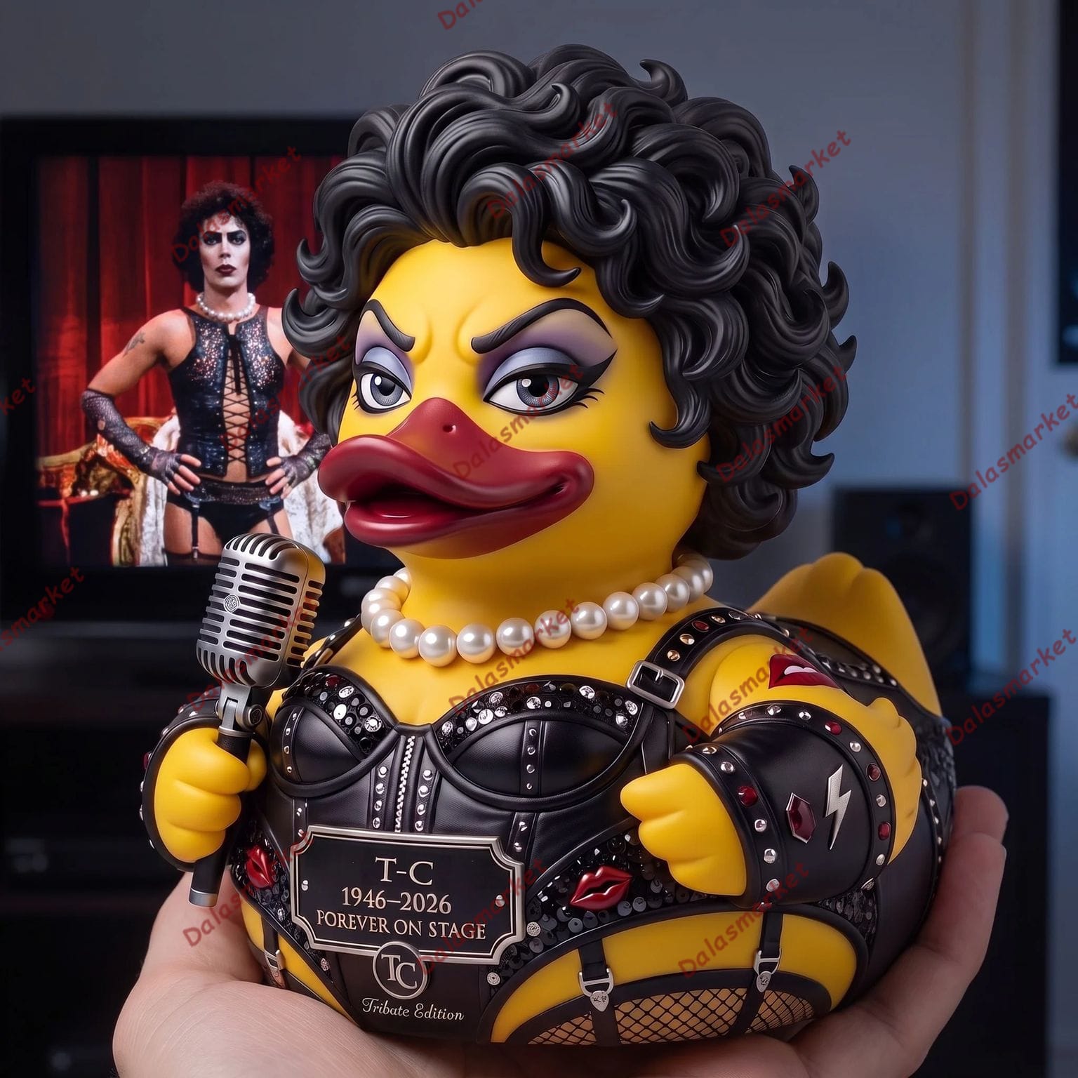 TC Dr. Frank-N-Furter 1946–2026 Memorial Tribute Rubber Duck