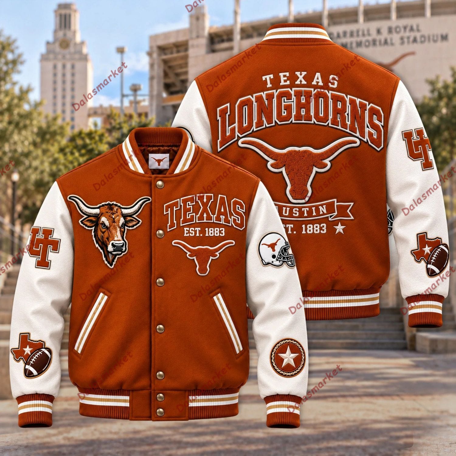 Texas Longhorns Football Bomber Jacket